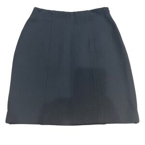 Classiques Black Classic Knee Length Bodycon Thick Wool Blend Skirt Size 8